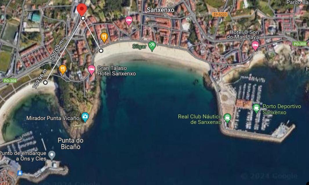 Desconectaengalicia Apartamento Zoo Con Piscina Y Vistas Al Mar A 150 Metros De Silgar Саншеншо Екстер'єр фото